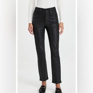 Good American Women's Good Classic Coated Pants Size 4/27​